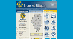 Desktop Screenshot of illinoislionsmd1.org